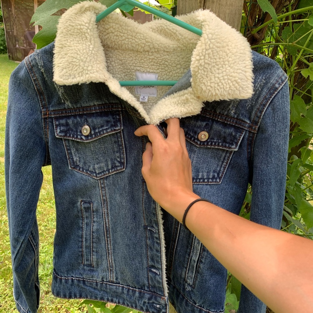 Denim Fur Jacket